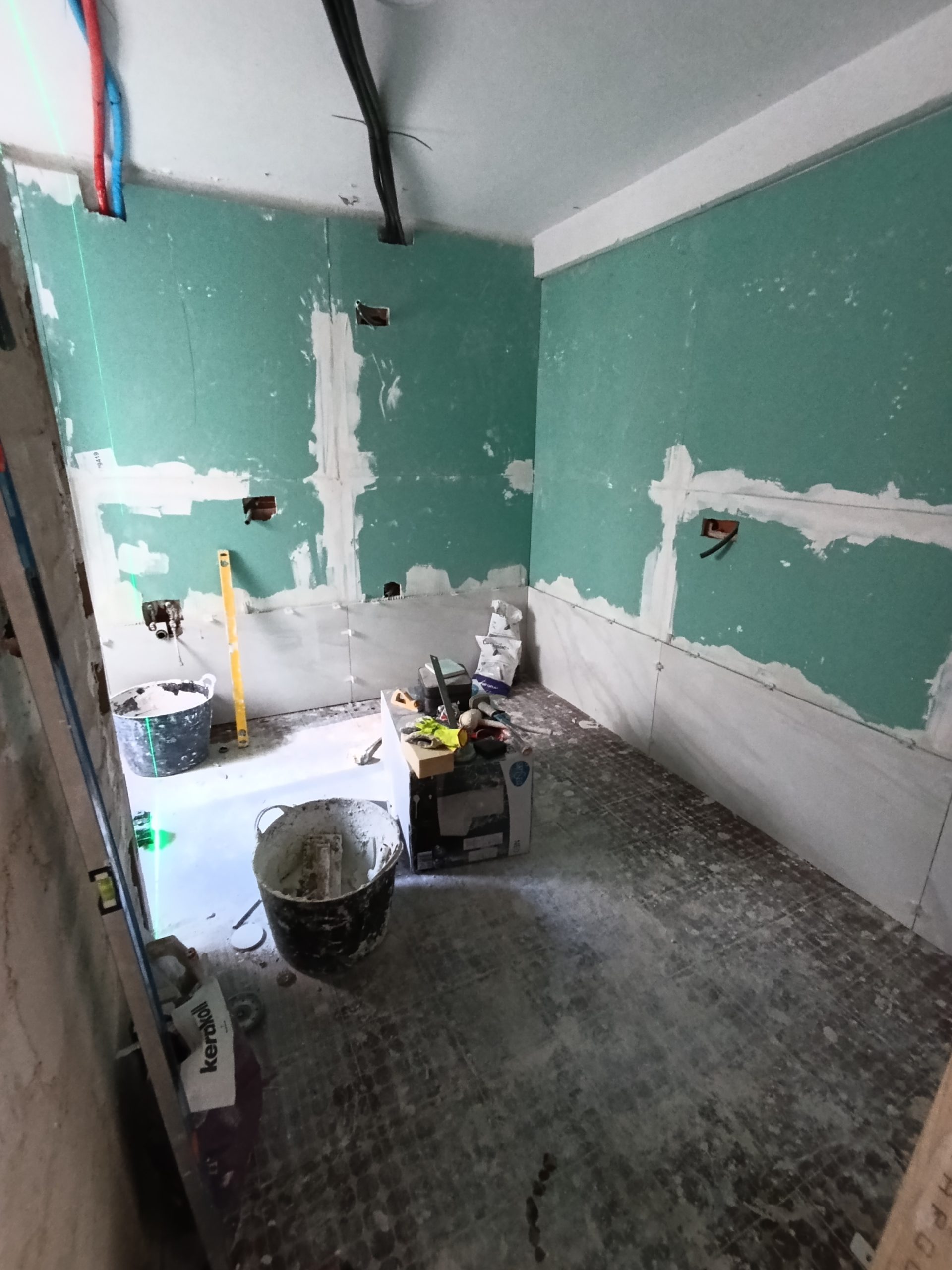 Reforma de cocina en Leganés: tabiquería e instalaciones