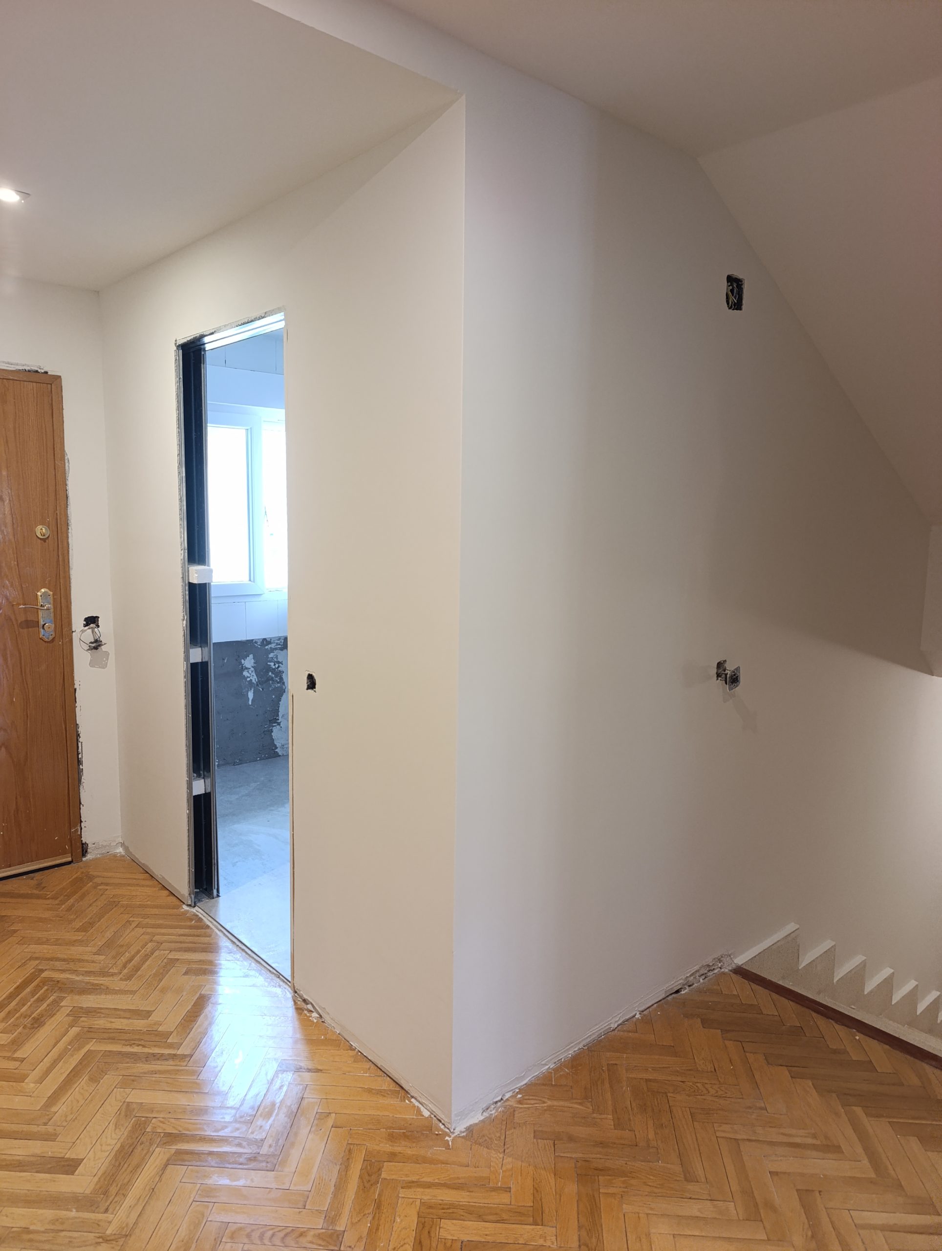 Reforma de cocina en Las Rozas durante la obra