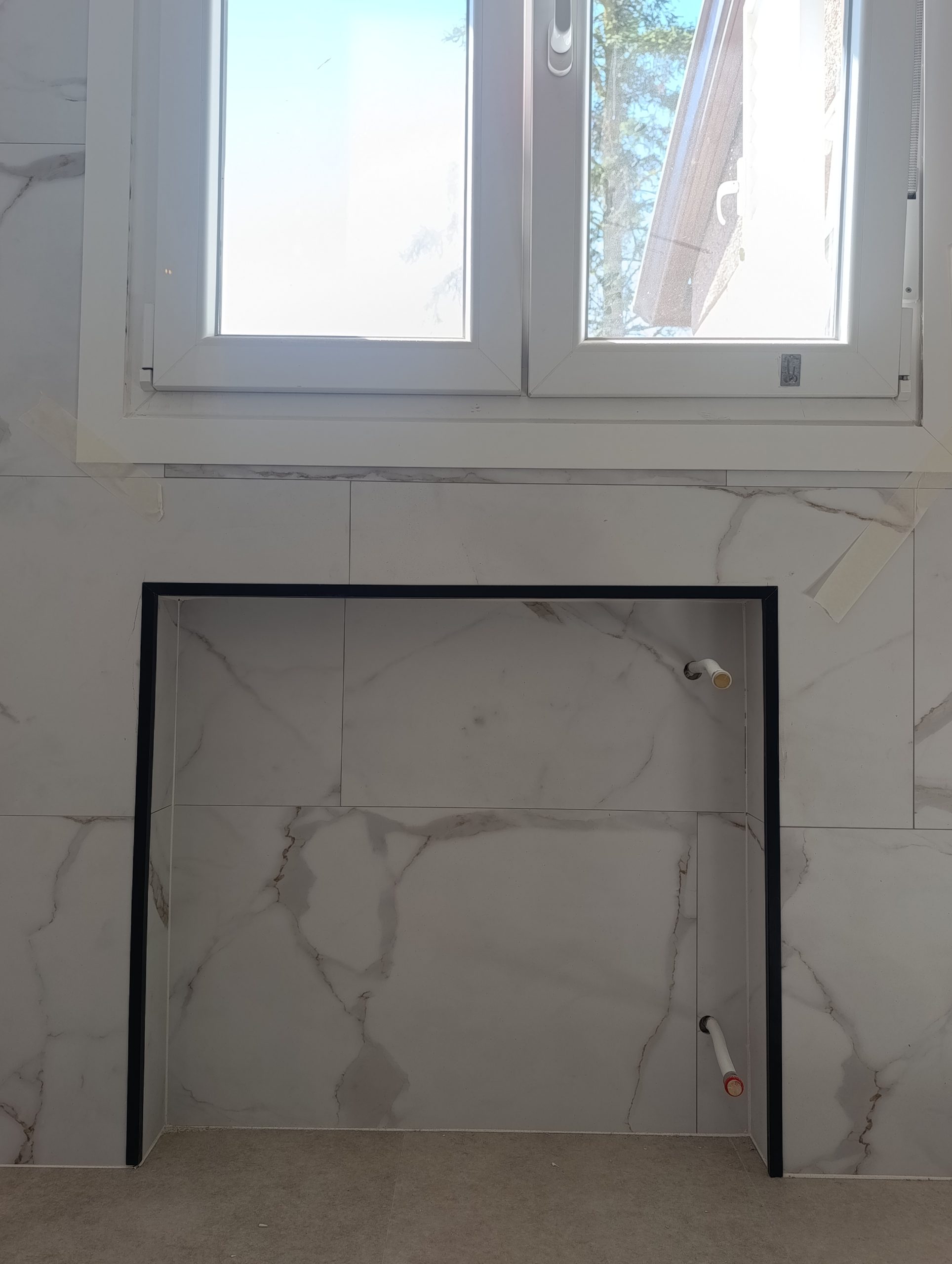Reforma de cocina en Las Rozas durante la obra